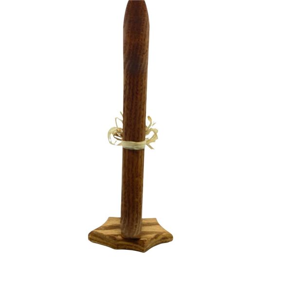 Wooden Goose Handmade Brown Country Cottage Style Lightweight Decorative 9" - Picture 4 of 13